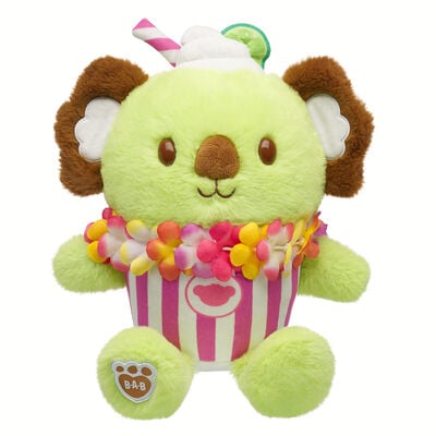 Coconut Lime Koala Slushie Plushie with Lei Necklace
