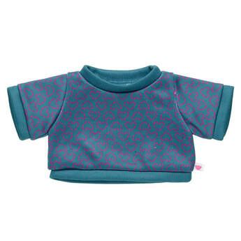 Fuchsia Hearts Sweater