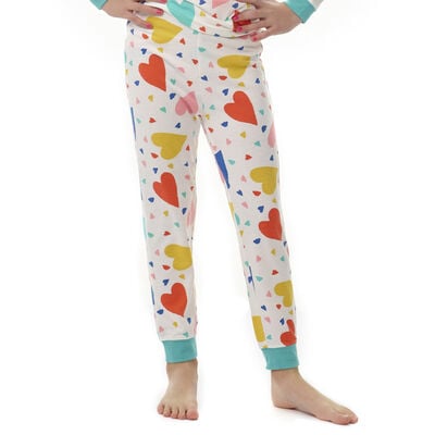Build-A-Bear Pajama Shop™ Colorful Hearts PJ Pants - Toddler and Youth