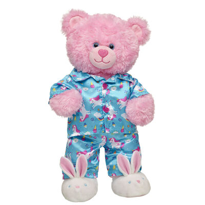 Pink Cuddles Teddy Bear Unicorn PJs Gift Set