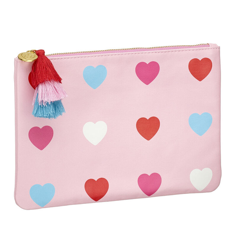 Pink Heart Shaped Bag, Pink Heart Shaped Pouch