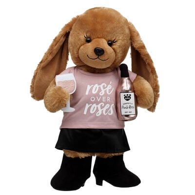 Barkleigh&trade; Dog Stuffed Animal Ros&eacute; Over Roses Gift Set