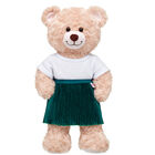 Emerald Pleated Skirt