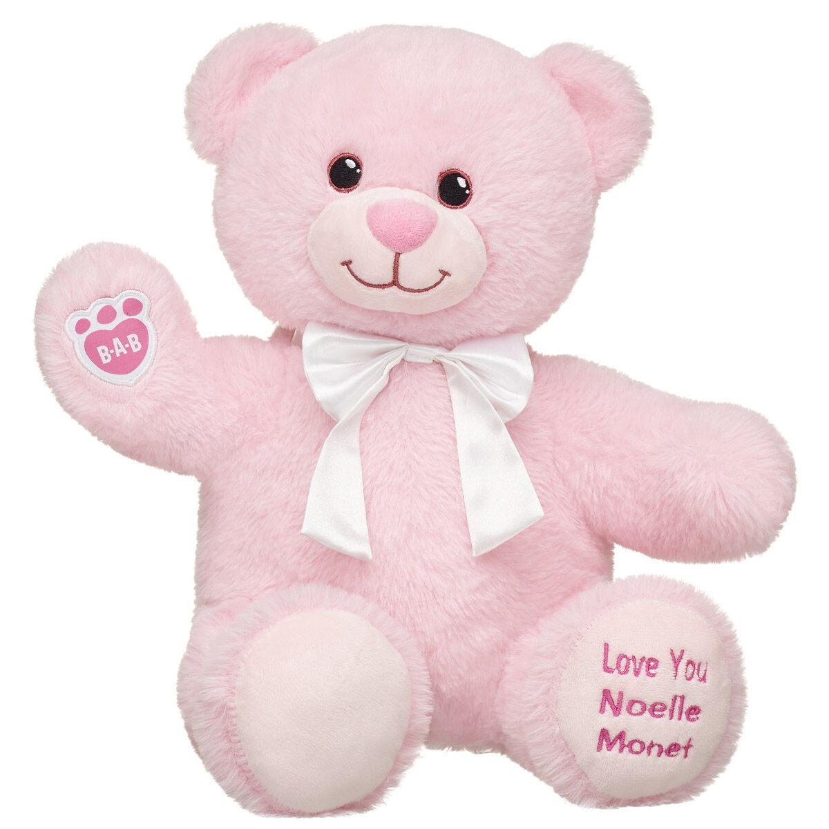 Build a bear personalised message top