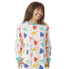 Build-A-Bear Pajama Shop™ Colorful Hearts PJ Top - Adult