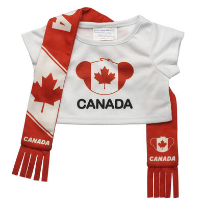 Canada Scarf and T-Shirt Set