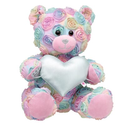 Pastel Bouquet Teddy Bear with Heart Wristie