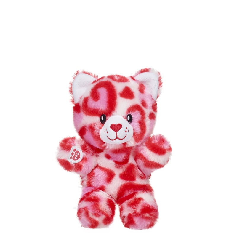 Build-A-Bear Mini Beans Wild Hearts Leopard Stuffed Animal plush by Build-A-Bear