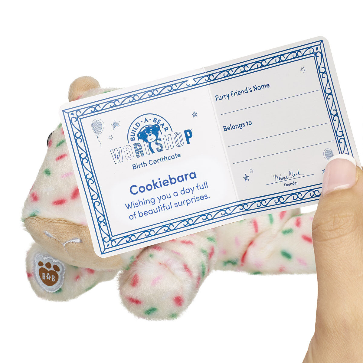 Build-A-Bear Mini Beans® Cookiebara Stuffed Animal