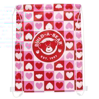 Heart Print Toy Bear Carrier
