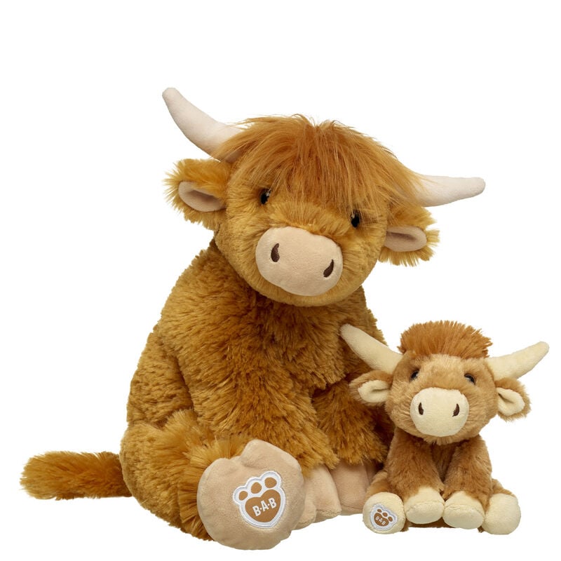 Shaggy Highland Cow Stuffed Animal & Mini Bean Gift Set - Build-A-Bear Workshop®