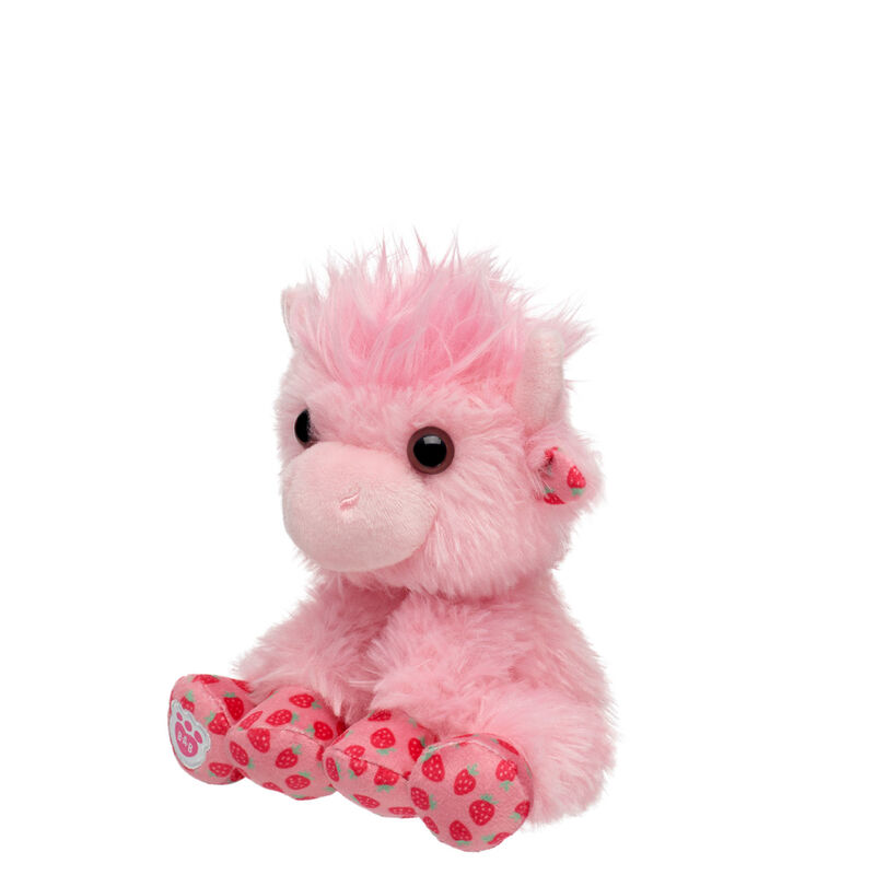Build-A-Bear Mini Beans Strawberry Highland Cow Stuffed Animal plush by Build-A-Bear