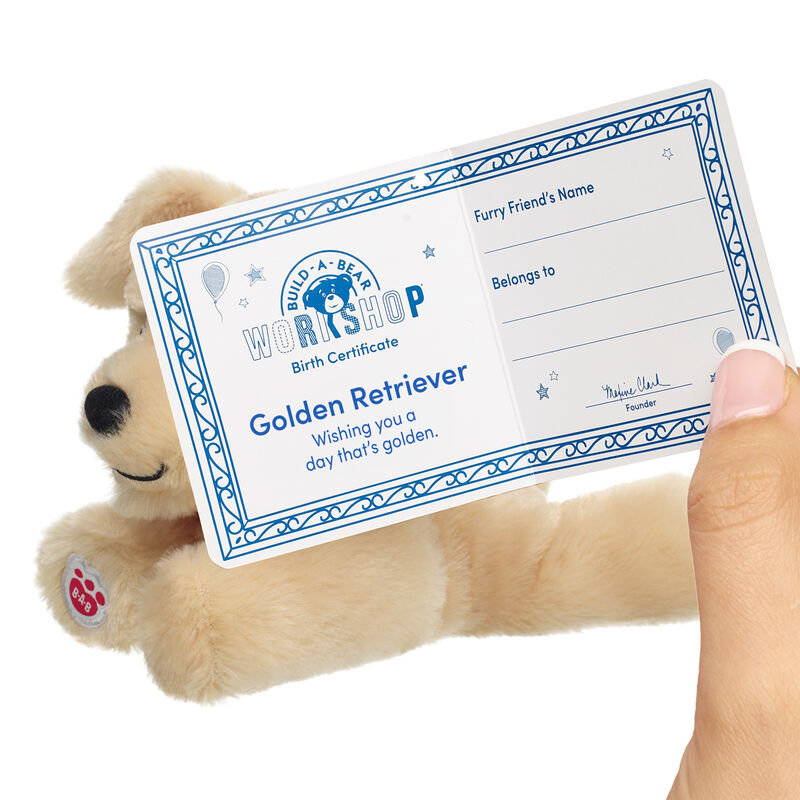 Mini Beans Promise Pets Golden Retriever Stuffed Animal plush by Build-A-Bear