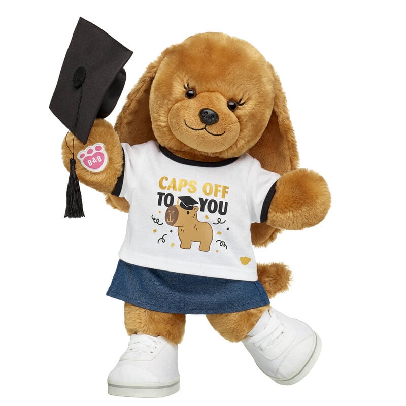 Online Exclusive Barkleigh&trade; Dog Soft Toy Caps Off to You Gift Set - Build-A-Bear Workshop&reg;