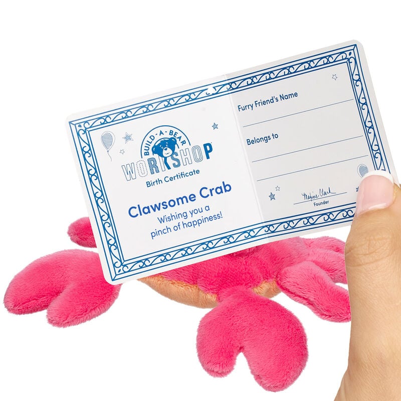 Build-A-Bear Mini Beans Clawsome Crab Stuffed Animal - Limited Edition! plush by Build-A-Bear