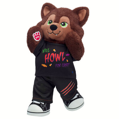 Mystical Werewolf Stuffed Animal "Will Howl for Candy" Gift Set