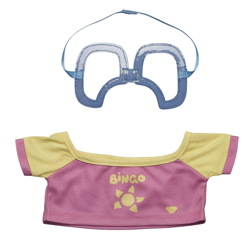 Bingo Swim Shirt and Goggle Set by Build-A-Bear