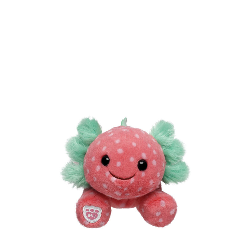 Build-A-Bear Mini Beans Strawberry Axolotl Stuffed Animal plush by Build-A-Bear