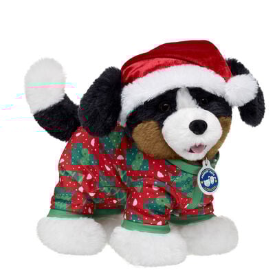 Promise Pets™ Bernese Mountain Dog Stuffed Animal Santa Gift Set