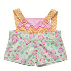 Sanrio Hello Kitty and Friends Strawberry Ice Cream Pochacco Overalls by Build-A-Bear