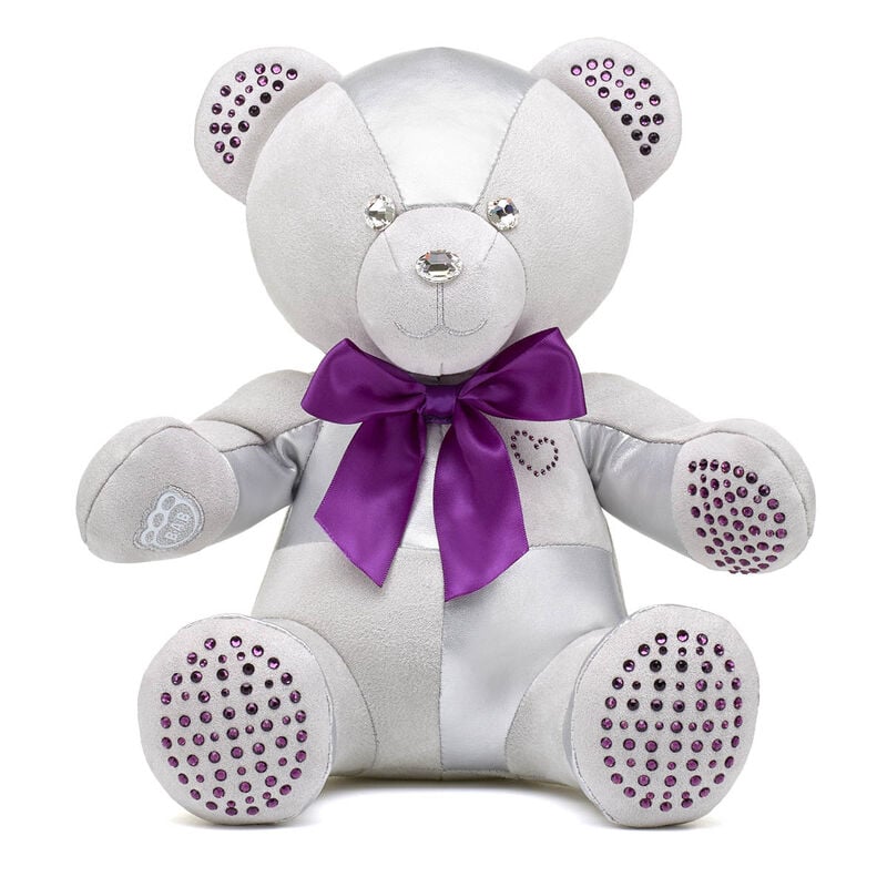 Online Exclusive Build-A-Bear Birthstone Bear Featuring Swarovski® Amethyst crystals