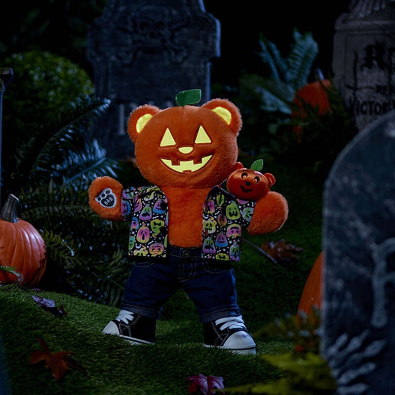 Pumpkin Glow Teddy Bear - Build-A-Bear Workshop®