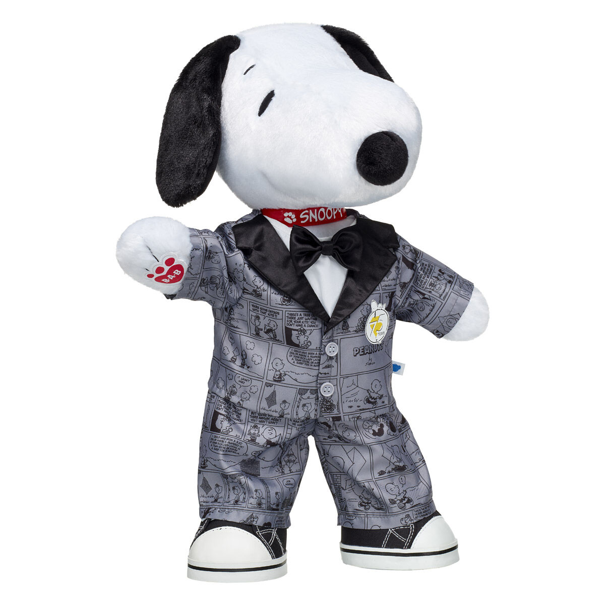 Peanuts® Snoopy Plush with 75th Anniversary Suit & Shoes | Build-A