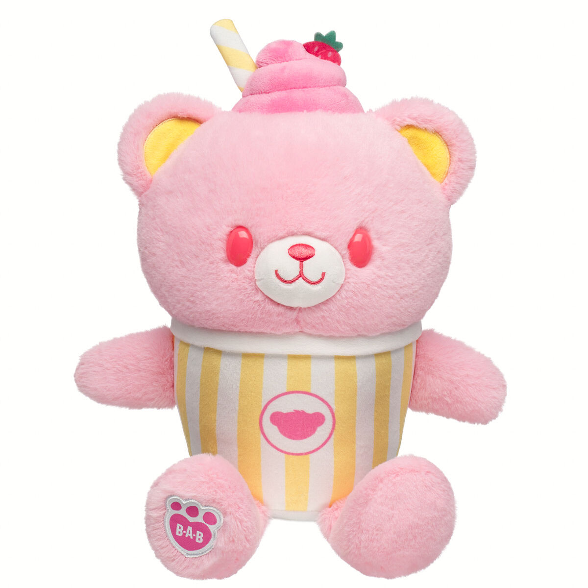 苺ピンクくまさん♡ Strawberry Lemonade Bear Slushie Plushie | Build-A-Bear
