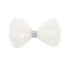 White Fur Bow