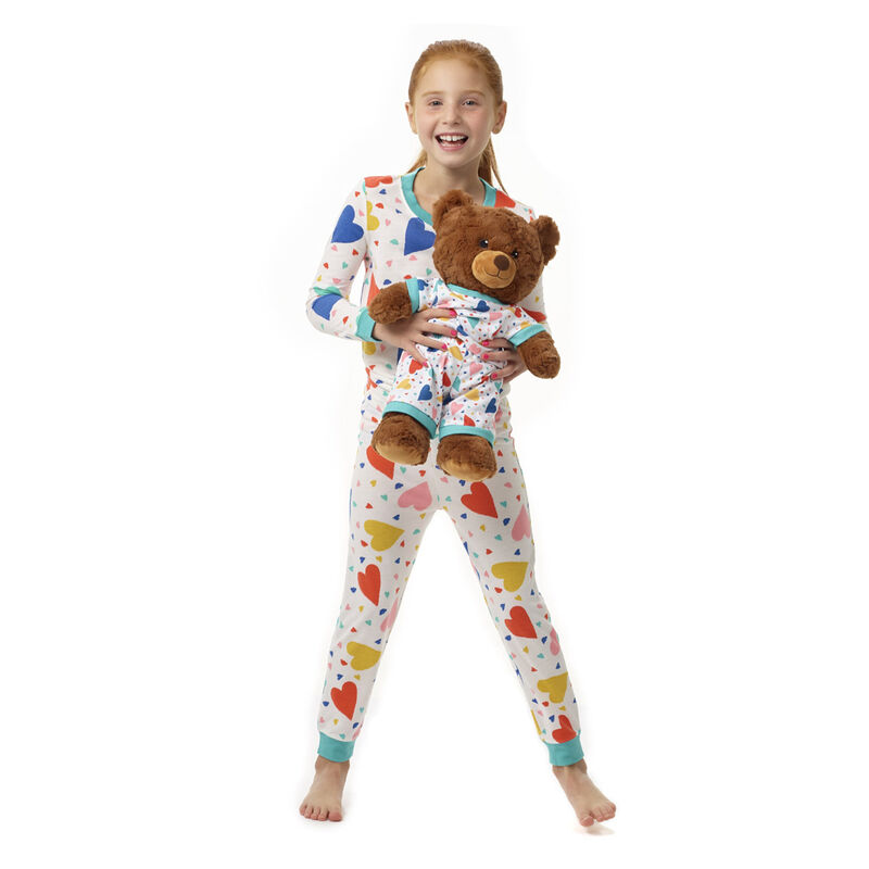 Build-A-Bear Pajama Shop™ Colorful Hearts PJ Pants - Toddler and Youth