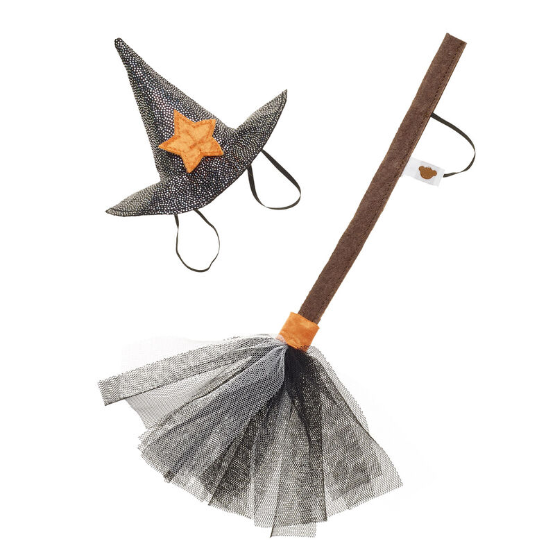 Witch Hat and Broom Set for Stuffed Animals - Build-A-Bear Workshop&reg;
