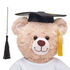 Online Exclusive Black Graduation Cap with Yellow Tassel
