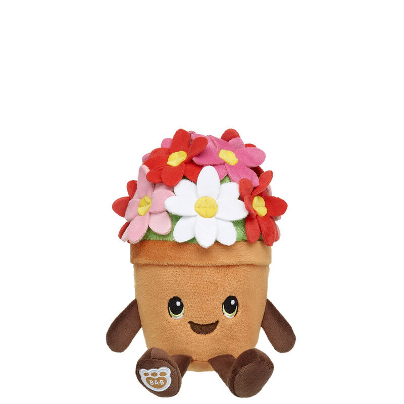 Online Exclusive Build-A-Bear Buddies Happy Daisies Flower Pot