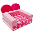Pink Heart Foldout Bed
