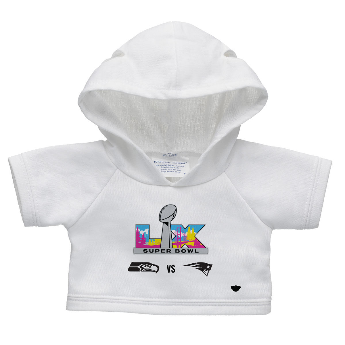 Super Bowl LX New England Patriots and Seattle Seahawks Hoodie