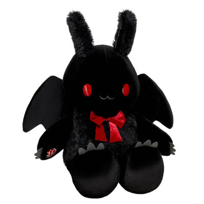 Giant Mothman Plush with Red Velvet Gifting Bow