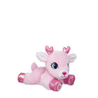 Mini Beans Pink Frost Twinkle Reindeer Plush by Build-A-Bear