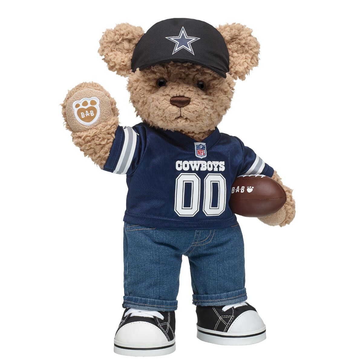 NFL ダラスカウボーイズ ビルドアベアー ハッピー ハグ テディーベア NFL Stuffed Animals & Teddy Bear Gifts | Build-A-Bear®