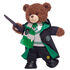 Harry Potter Bear Slytherin Gift Set with House Robe, Scarf, Hogwarts Pants & Wand
