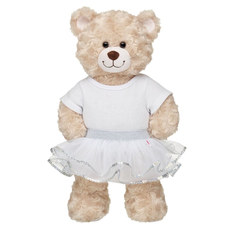 White Sequin Tutu for Stuffed Animals | Build-A-Bear&reg;
