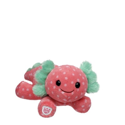 Build-A-Bear Mini Beans&reg; Strawberry Axolotl Stuffed Animal