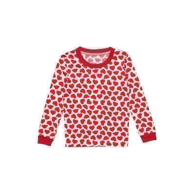 Build-A-Bear Pajama Shop™ Red Hearts PJ Top - Toddler and Youth