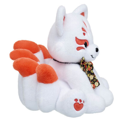 Kitsune Fox Stuffed Animal with Gifting Bow