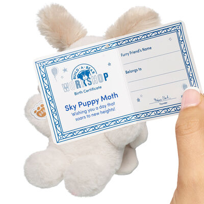 Build-A-Bear Mini Beans&reg; Sky Puppy Moth Plush