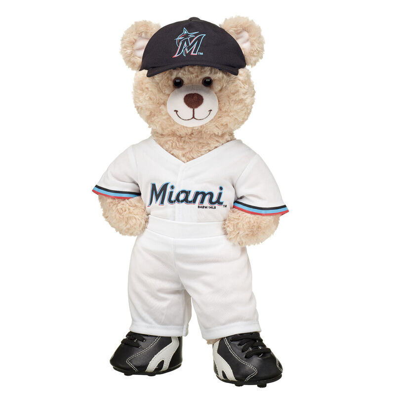 Happy Hugs Teddy Miami Marlins Gift Set 