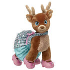 Santa's Reindeer Stuffed Animal Pink Dress and Heels Gift Set 