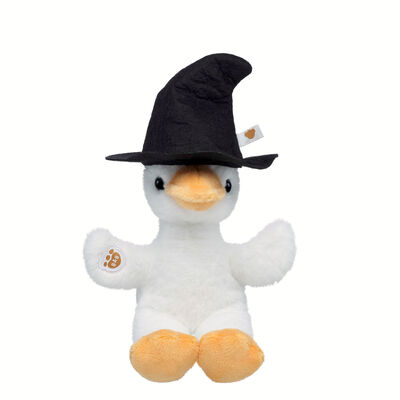 Mini Beans&reg; Silly Goose Stuffed Animal with Witch's Hat