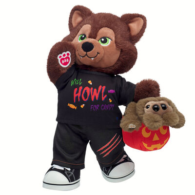 Mystical Werewolf Stuffed Animal Trick or Treat Gift Set