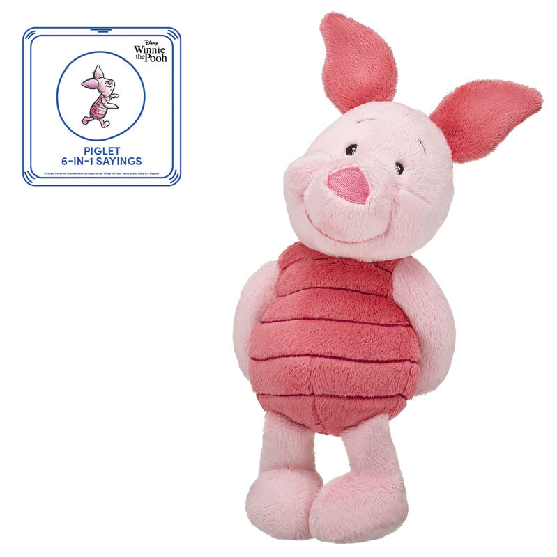 Online Only Disney Winnie the Pooh Piglet Stuffed Animal with Sound - Build-A-Bear Workshop®