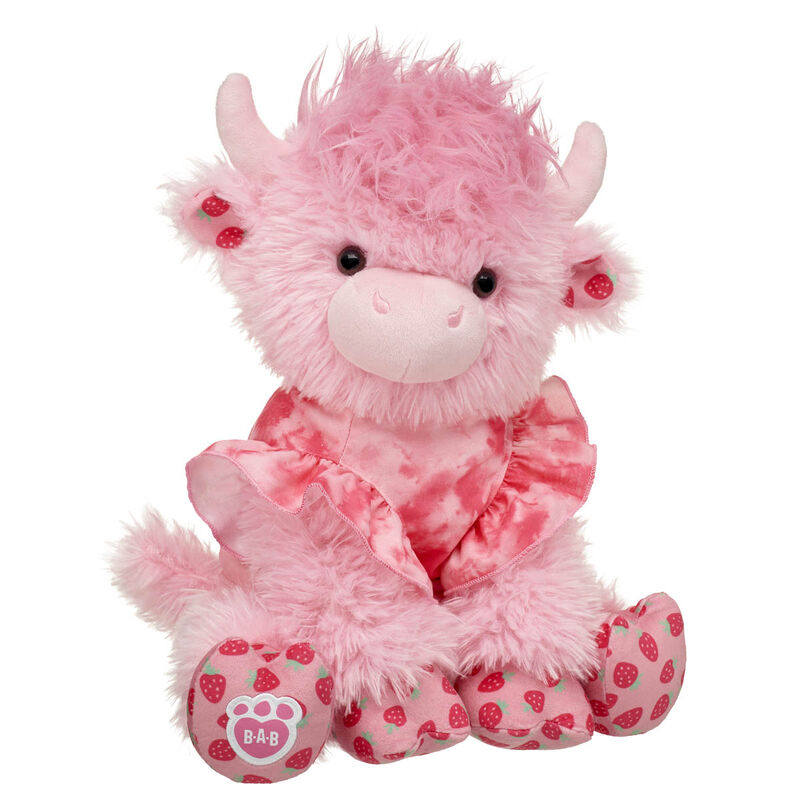 Strawberry Highland Cow Stuffed Animal Gift Set - Build-A-Bear Workshop®